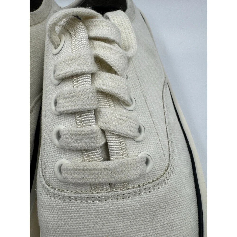 FEAR OF GOD 101 BACKLESS OFF WHITE CANVAS TRAINERS SNEAKERS EU 38 7US